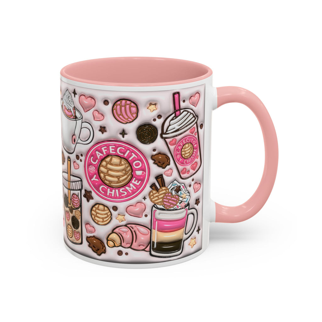 Cafecito y Chisme Puff Look Coffee Mug 11 oz