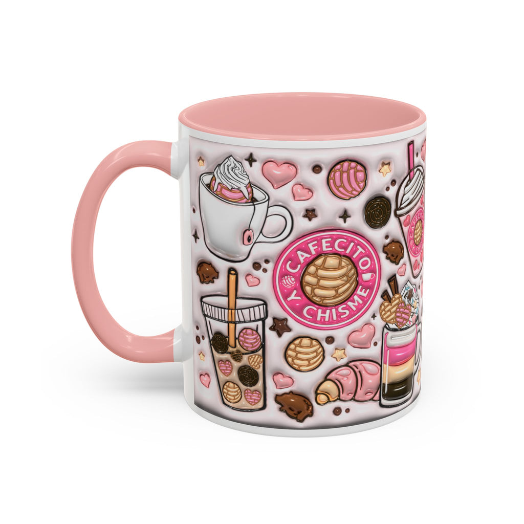 Cafecito y Chisme Puff Look Coffee Mug 11 oz