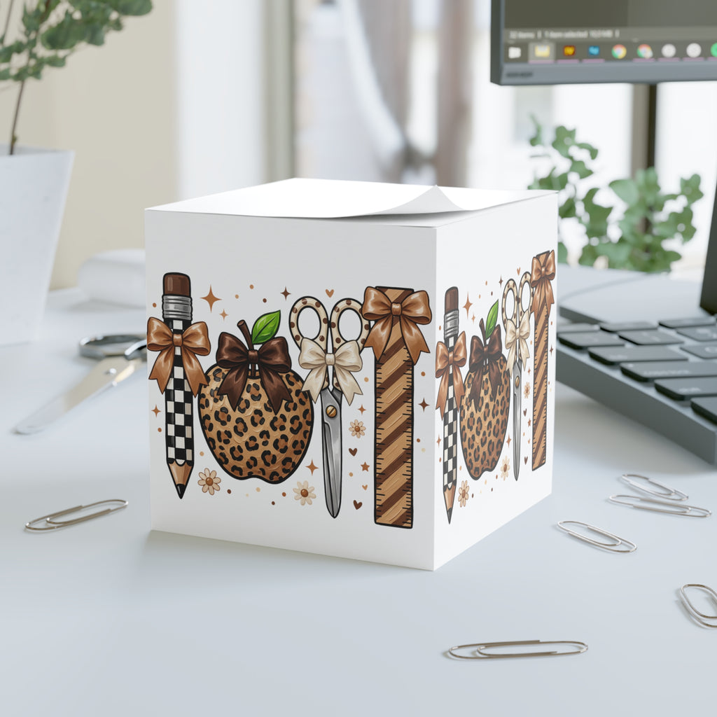 Teacher Note Cube
