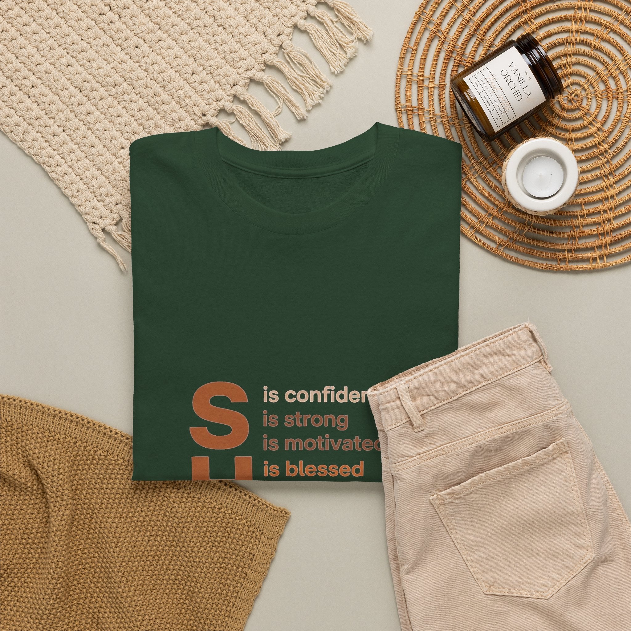 SHE Is Me Inspirational Women's Tee — Empowerment Graphic T-Shirt