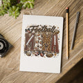 Football Mom Leopard Print Softcover Journal - Coach & Game Day Notebook