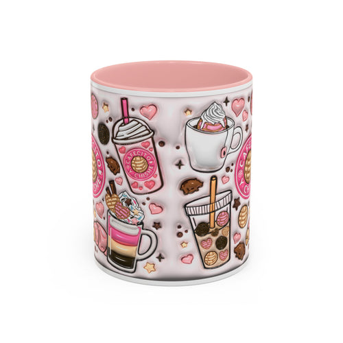 Cafecito y Chisme Puff Look Coffee Mug 11 oz