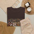 Football Mom T-Shirt – Vintage Leopard & Varsity Lettering