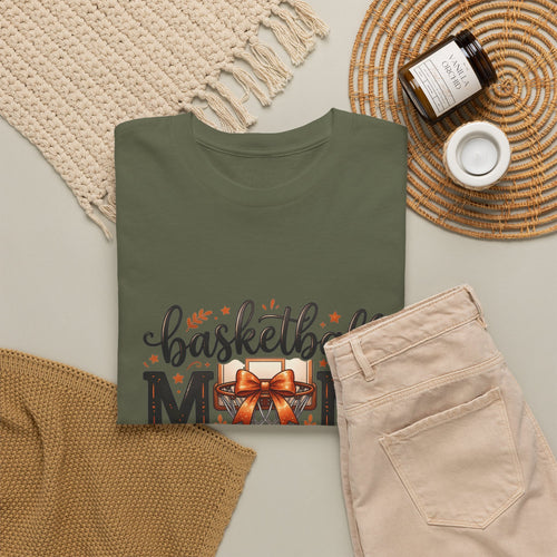 Basketball Mom T-Shirt - "Basketball Mom" Graphic Tee for Game Day & Gifts
