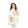 Empowering "SHE is me" Canvas Tote — Inspirational Women's Tote Bag