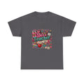 Teacher Appreciation T-Shirt - "She's a Teacher I Can Tell" Colorful School Supplies Design