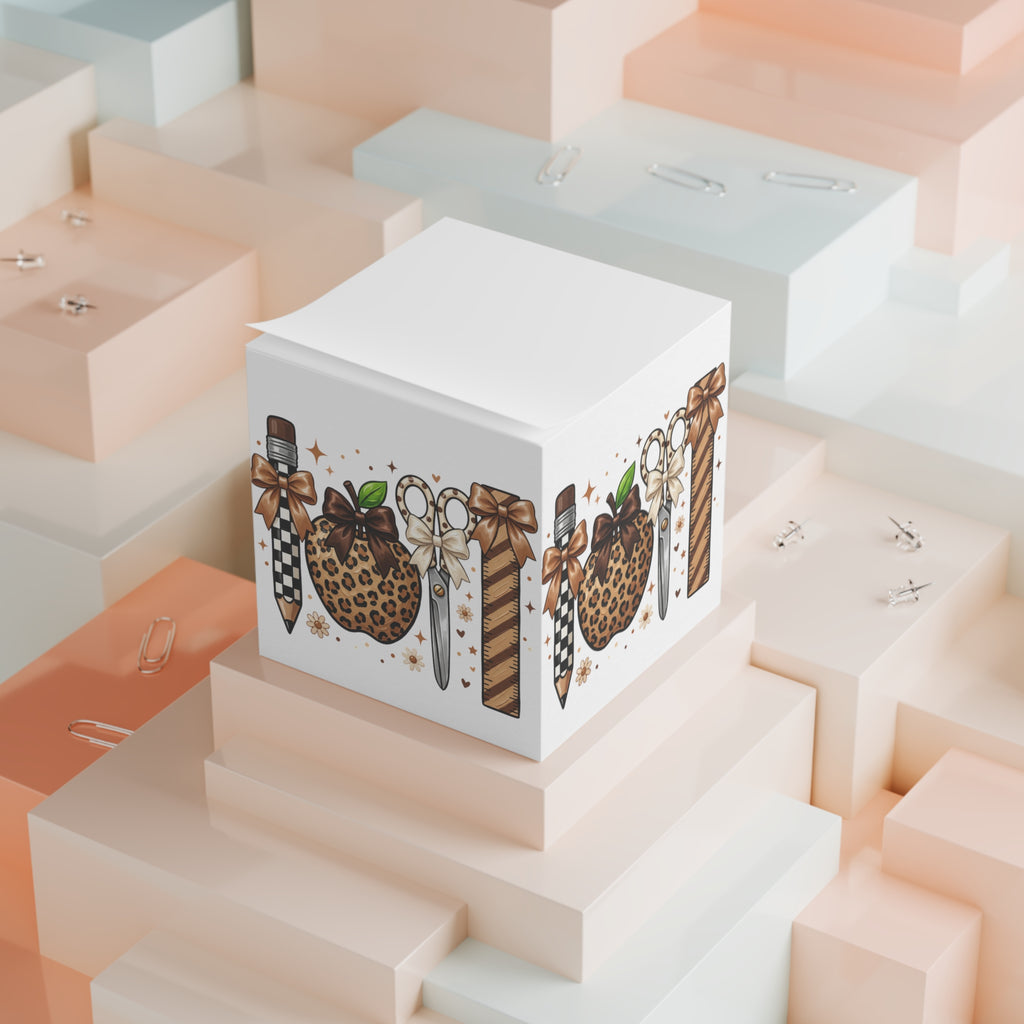 Teacher Note Cube